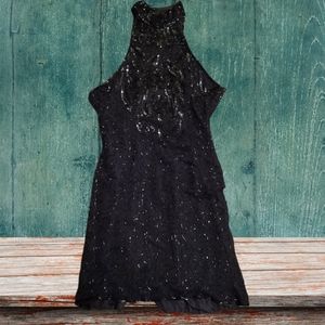 100% Silk Beaded Dress